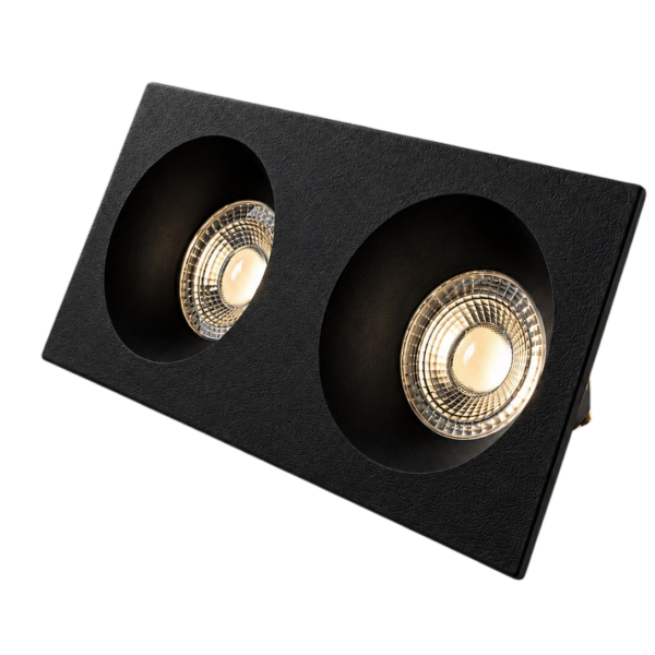 LUMOS carré simple DUO Noir