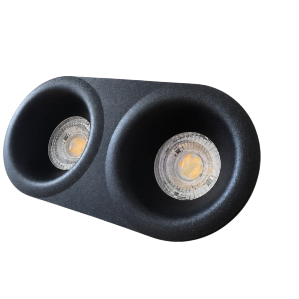 LUMOS Rond bombé Noir Duo