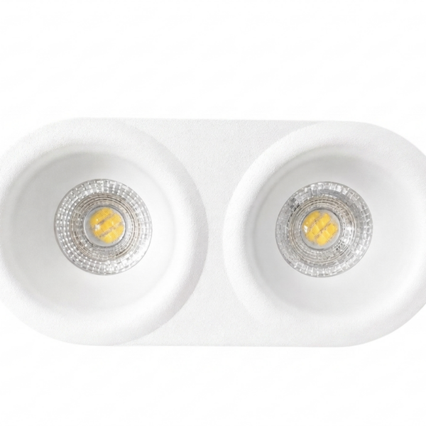 LUMOS Rond bombé Blanc Duo