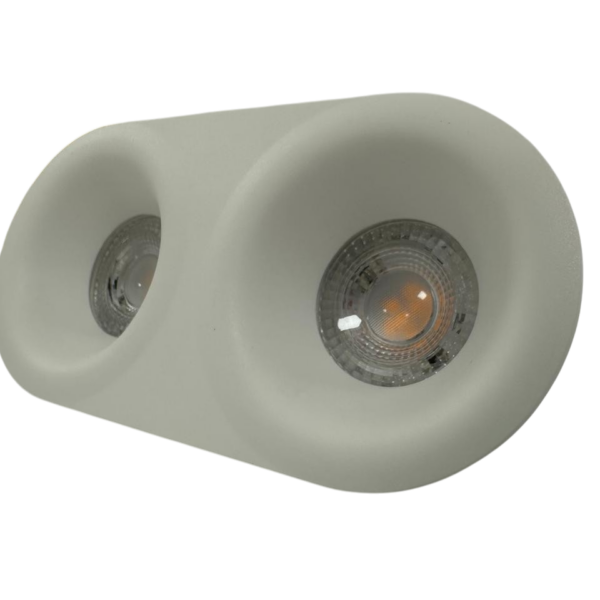 LUMOS Rond bombé Blanc Duo