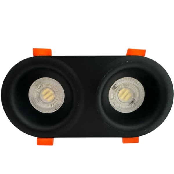 LUMOS Rond Simple Noir Duo