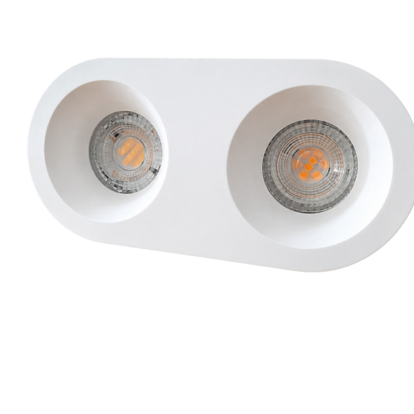 LUMOS Rond Simple Blanc Duo
