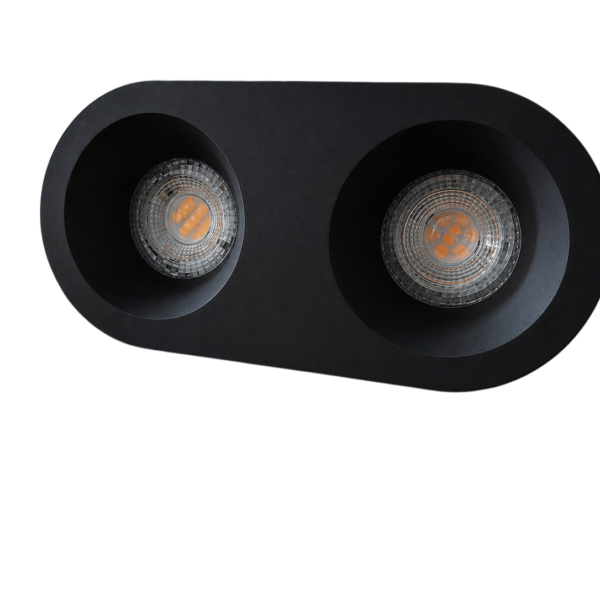 LUMOS Rond Simple Noir Duo