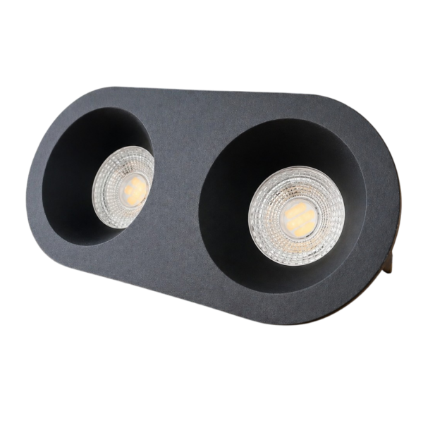 LUMOS Rond Simple Noir Duo