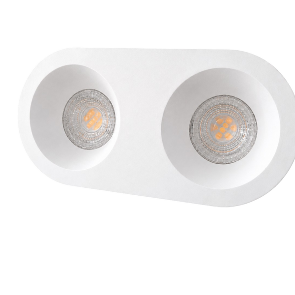LUMOS Rond Simple Blanc Duo